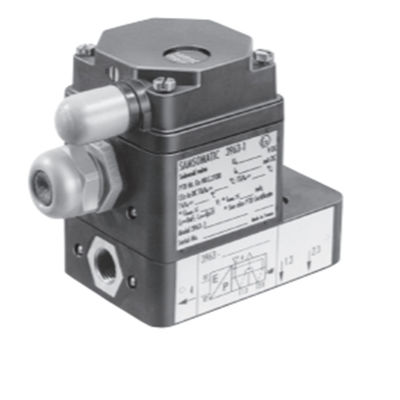 Elettrovalvola a solenoide di Samson Type 3963 per il controllo dell'azionatore pneumatico