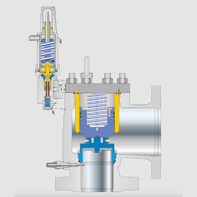 Il tipo 821 alta efficienza modula il pilota Operated Safety Valve di azione