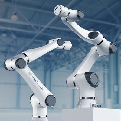 Braccio robot collaborativo 6 assi Elfin E03 con posizionatore di saldatura CNGBS per automazione del robot di saldatura
