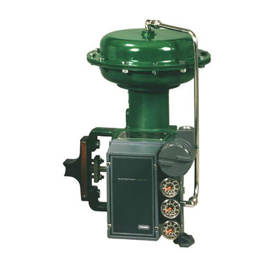 Fisher 3620J con il posizionatore elettropneumatico a semplice effetto degli azionatori rotatori