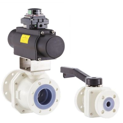 Neotecha NXR PFA ha allineato le valvole a sfera con le norme manuali api 609 degli azionatori