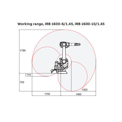 Norma della macchina IRB1600-10/1.45 di CNC con i saldatori dell'ARCO utilizzati come manipolatore del robot industriale di 6 assi