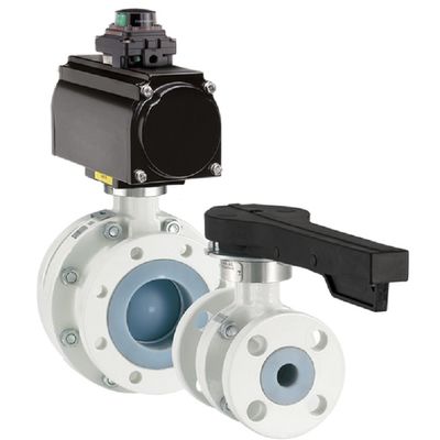 Le valvole di Neotecha di Emerson Model NTB/NTC PFA hanno allineato le valvole a sfera