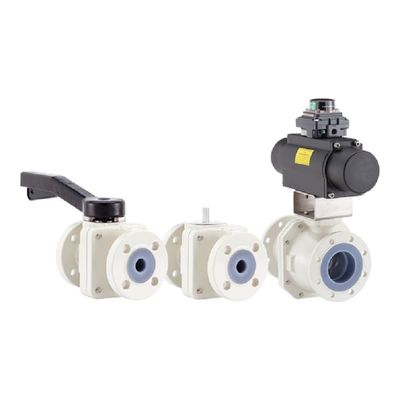 Le valvole di Neotecha modellano NXR PFA hanno allineato le valvole a sfera di Emerson Ball Valve