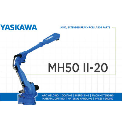 Braccio MH50II-20 del robot di 6 Aixs con 20KG la portata del carico utile 3106MM per le macchine della saldatura ad arco e di rivestimento