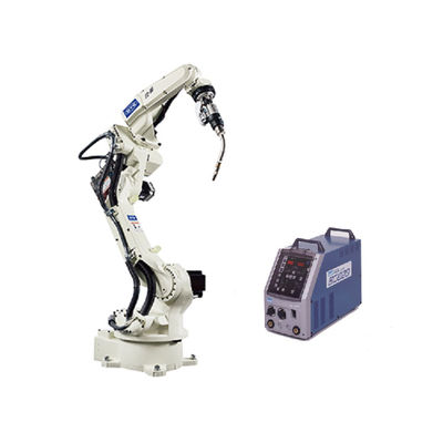 Un robot per saldatura automatico OTC FD-B6 di 6 assi con la saldatrice di MIG DM350