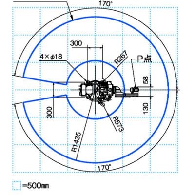Asse del braccio 7 del robot del robot per saldatura FD-V6S per TIG Welding As Robotic Welding