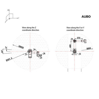 Più grande robot di collaborazione di AUBO di AUBO i16 con il manipolatore del carico utile 16KG per l'erogazione e l'Assemblea di motore