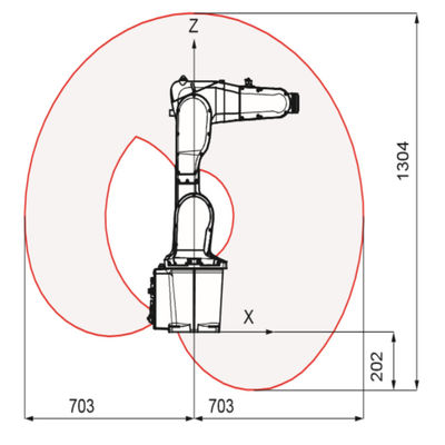 6 robot industriale robot industriale del Kr 500 R2830 Kuka del braccio di asse con un carico utile stimato di un robot industriale da 500 chilogrammi