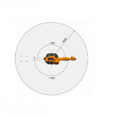 robot industriale del braccio robot industriale di 6 assi con un carico utile stimato del robot industriale di kuka di 210 chilogrammi