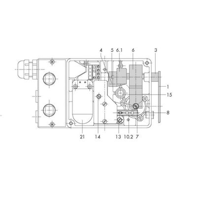 Posizionatore elettropneumatico di Samson 4763 con le parti della valvola per il posizionatore di Valve As Valve del regolatore