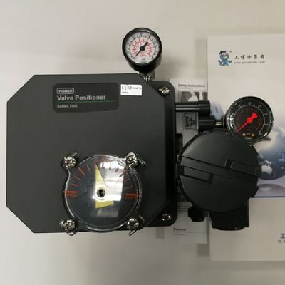 Posizionatore pneumatico 3710 utilizzato con gli azionatori rotatori del pistone e del diaframma come parti della valvola
