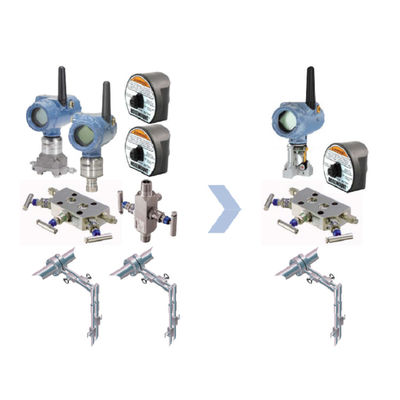 Trasporto senza fili di pressione differenziale del trasmettitore di flusso di pressione differenziale di Emerson Pressure Transmitter Rose-Moun 3051S