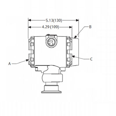 Moltiplicatore di pressione igienico di Rosem-Ount del moltiplicatore di pressione differenziale del moltiplicatore di pressione del Rosa-supporto 2090F