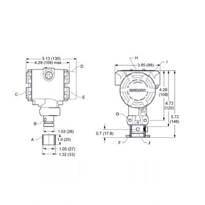 polpa del Rosa-supporto 2090P e moltiplicatore di pressione di carta del rosem-ount del moltiplicatore di pressione differenziale del moltiplicatore di pressione