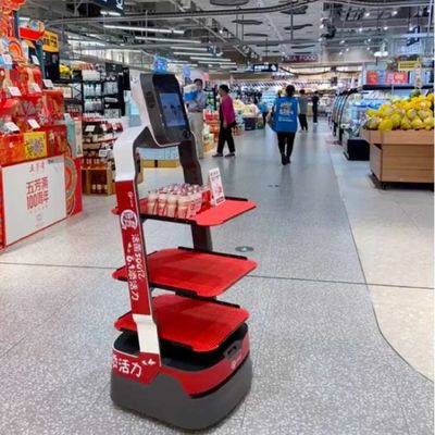 Robot artificiale di agenzia di spionaggio di With AI del cameriere del robot di consegna dell'alimento