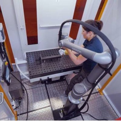 Automatizzazione del braccio del robot di saldatura OMRON TM12 6 assi Braccio robotico come robot collaborativo
