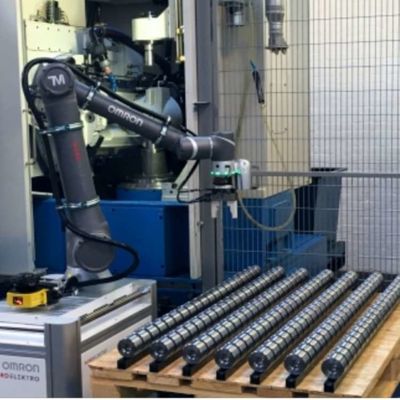 Automatizzazione del braccio del robot di saldatura OMRON TM12 6 assi Braccio robotico come robot collaborativo