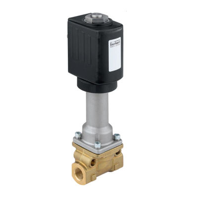 Tipo 6026 valvola del tuffatore con 2/2-way Media-separato per ad azione diretta della valvola di regolazione di Burkert