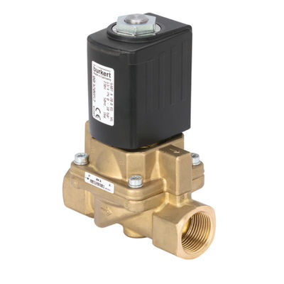 Tipo 6407 di Burkert come servo valvola di pistone assistita 2/2-Way adatta a gas ed a vapore del corpo di valvola