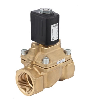 Tipo 6407 di Burkert come servo valvola di pistone assistita 2/2-Way adatta a gas ed a vapore del corpo di valvola