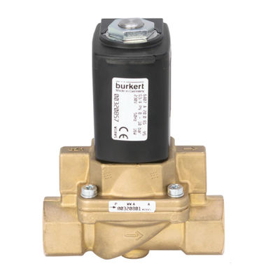 Tipo 6407 di Burkert come servo valvola di pistone assistita 2/2-Way adatta a gas ed a vapore del corpo di valvola