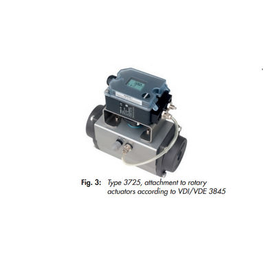 Posizionatore elettropneumatico di Samson 3725 del posizionatore della valvola come accessori per valvole con le valvole
