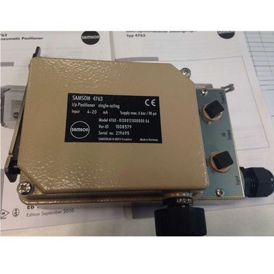 Posizionatore 4763 di Samson Valve With Electropneumatic come posizionatori della valvola senza comunicazione
