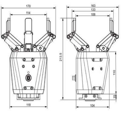 Collaborative Robotic Arm Robot Gripper per l'automazione dell'insegnamento sperimentale come robot cobot