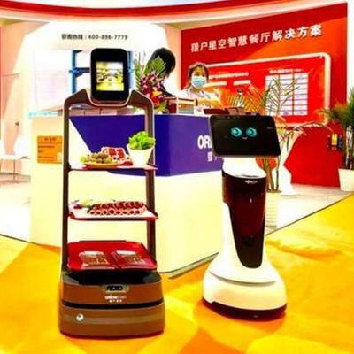 Robot Cina di servizio con navigazione automatica per il robot di AI di consegna dell'alimento