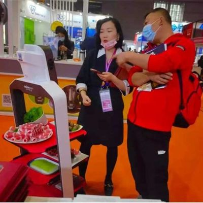 Robot Cina di servizio con navigazione automatica per il robot di AI di consegna dell'alimento