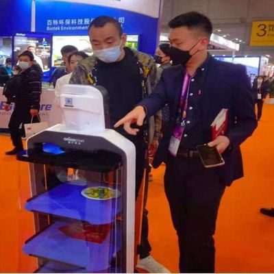Robot Cina di servizio con navigazione automatica per il robot di AI di consegna dell'alimento