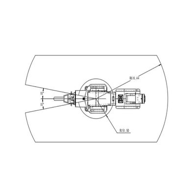 Asse robot del braccio 6 del robot TRB050-3kg-616mm di maneggio del materiale come robot universale