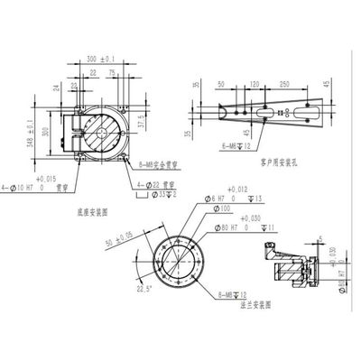 6 rilevazione robot di precisione del braccio TKB460-30kg-1840mm di asse come robot industriali