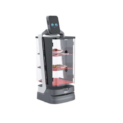 Robot servizio ristorante Zhaocaibao per la consegna automatica di cibo come robot di consegna di cibo