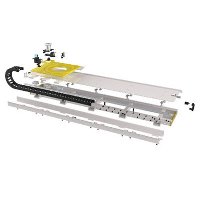 Pista del robot con il carico utile 2500KG e la portata di 3200MM delle rotaie utilizzate per le armi robot