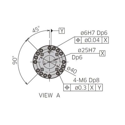 Asse automatico del robot per saldatura RA010N 6 con i saldatori dell'arco come robot per saldatura