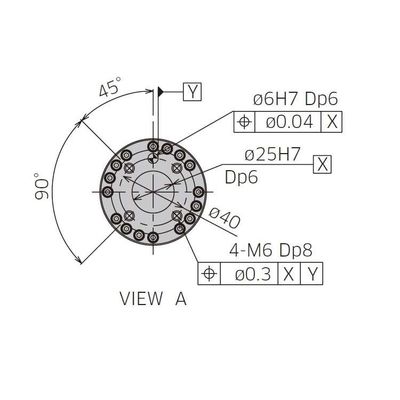 Braccio di saldatura robot 6 asse RA020N con posizionatore di saldatura CNGBS come altra attrezzatura di saldatura