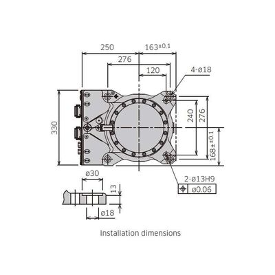 6 assi braccio robotico industriale RS010L con presa CNGBS per la manipolazione dell'automazione come robot industriale