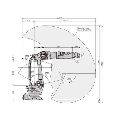 Carico utile 300kg del robot BX300L della saldatura a punti per la saldatura come macchina della saldatura a punti