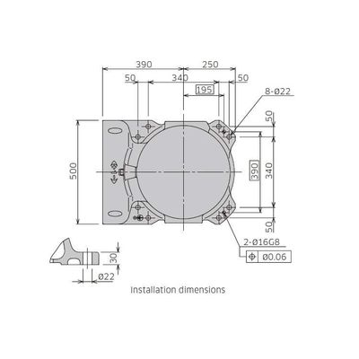 6 carico utile del braccio BX200L 200kg del robot industriale di asse come trattamento del robot