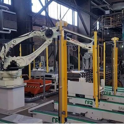 Asse di Palletizer CP300L 4 del braccio del robot per il trasporto con palette come robot di trasporto con palette