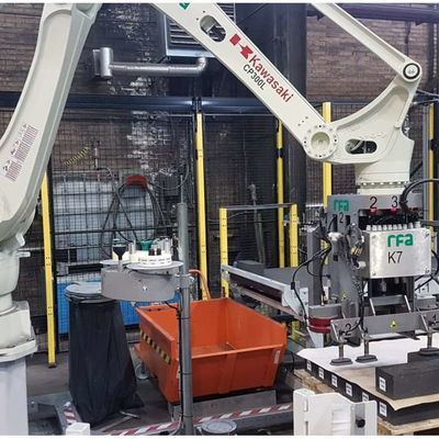 Asse di Palletizer CP300L 4 del braccio del robot per il trasporto con palette come robot di trasporto con palette