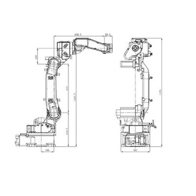 Robot di saldatura automatico SF6-C1440 6 assi braccio robotico industriale per robot di saldatura automatico