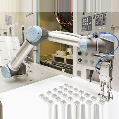 Macchine di asse UR5e del braccio 6 dell'universale del robot industriale &amp; impianti robot di industria con la scelta della pinza di presa e la macchina del posto