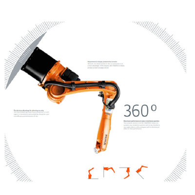 Pinza di presa del robot del robot industriale di Kuka con un carico utile di Kuka del braccio di asse 6 della scelta del braccio del robot da 16 chilogrammi e della macchina del posto