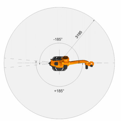 Kr 360 R2830 del robot industriale di asse di KUKA 6 con un carico utile stimato di 360 chilogrammi con il robot per saldatura automatico di Otc