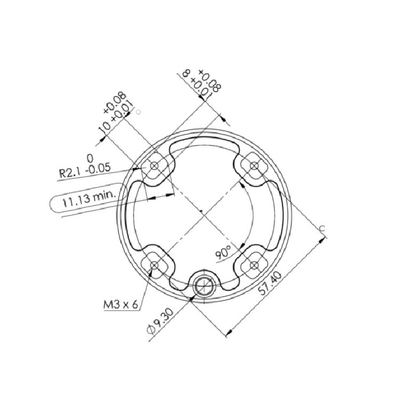 Pinza di presa magnetica elettrica versatile come pinza di presa personalizzabile della mano per il robot di collaborazione della saldatura ad arco e del robot