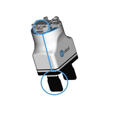 Pinza di presa parallela 2FG7 con il carico utile 11KG usato con il braccio robot di Cobot per la macchina del posto e della scelta