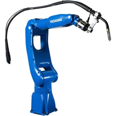 Braccio automatico del robot di saldatura 6 assi AR900 con posizionatore di saldatura CNGBS come robot di saldatura ad arco